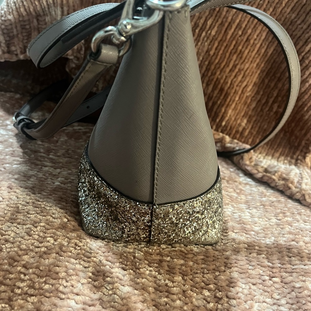 Kate Spade “All That Glitters” Crossbody Bag – Brown/Gold - Picture 7 of 14